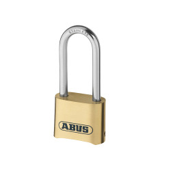 ABUS 32075 180IB/50HB63 50mm Brass Body Combination Padlock Long Shackle 4-Digit
