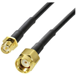 BKL Electronic 409129 Wi-Fi aerials Cable Black 10 m RF Cable Assembly
