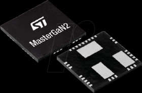 MASTERGAN2 GaN H-bridge, 600 V, 10/6.5 A, 0.15/0.225 Ohm,QFN-31