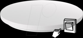 49107 Ceiling light fixture, 24 W, 2440 lm, 3000 K, dimmable