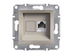 ASFORA Gniazdo komputerowe RJ45 kat.5e brąz EPH4300169 SCHNEIDER ELECTRIC