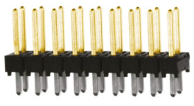 Złącze szpilkowe 18-pinowe TSW raster: 2.54 mm Prosty 2-rzędowe Samtec Otwór przelotowy 550 V Bez osłony