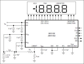 3.5- and 4.5-Digit, Single-Chip ADCs with LCD Drivers