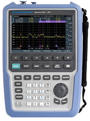 Analizator widma 5 kHz → 2 GHz Rohde & Schwarz 800 x 480piksel 2 GHz, 3 (with FPH-B3 Option) GHz, 4 (with FPH-B4
