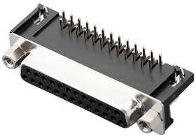 encitech 2103-2100-13 Listwa żeńska D-Sub DRB-25F-TBG-110, rzędy: 2, styki: 25, 90 °, 1 szt.