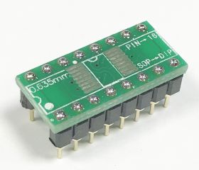 Adapter TSSOP16/SSOP16/MSOP16-->DIL16 (PDIP16 7,62mm/.300")