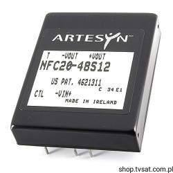 NFC20-48S12 DC-DC 72V to 12V 1.66A Convert THT ARTESYN
