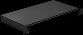 VSB-F-SW Splice box, 1U, without front panel, unequipped, black