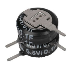 Superkondensator (EDLC) 0.1F 5.5V dc THT