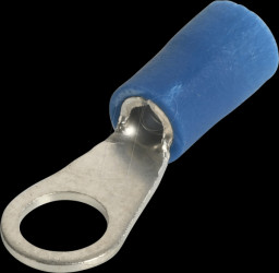 3631A Ring notch shoes, for M5, 1.5 - 2.5 mm², blue