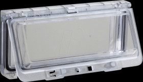 NSYVA278MA Kunststofffenster mit transparenter Abdeckung. 78 x 165 x 25 mm