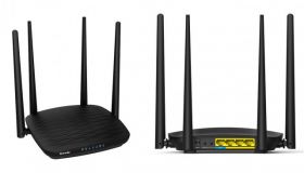ROUTER TENDA AC5 DUAL BAND AC1200, 3X FE