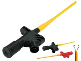 Chwytak pomiarowy; KLEPS2600 972 306 100; pazurkowy; 3mmm; czarny; 160,5mm; wtykany (gniazdo bananowe 4mm); 6A; 1000V; stal nikl