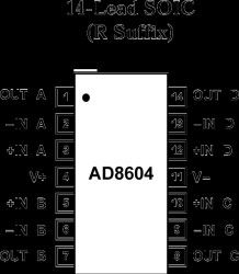 DigiTrim™ RRIO Quad Op Amp with Very Low Offset Voltage