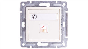 Vena Gniazdo Telefoniczne Pojedyncze Rj11 Krem 510363