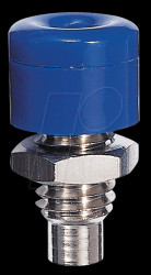 Miniature panel jack, 2.6 mm, blue