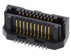 Wtyk PCB 20-pinowe raster: 0.635mm 2-rzędowe Samtec Montaż powierzchniowy