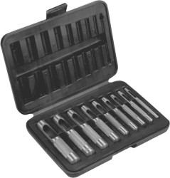 Wycinaki do otworów zakres 3-12mm stal stopowa z walizką 03A490 /9szt./