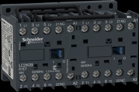 LC2K0901P7 Reversing contactor combination, TeSys K, 3-pin, 1 NC, 230 V