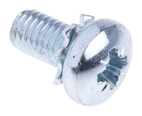 Śruba z podkładką M5 Uzębienie zewnętrzne długość 10mm Stożek Stalowe