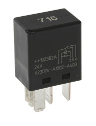Przekaźnik samochodowy, SPDT, 24V dc, 1.6W, Wciskane, TE Connectivity A