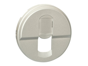 CELIANE Plakietka do gniazd pojedynczych RJ45 tytanowa 068551 LEGRAND