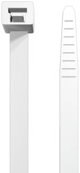 Opaska kablowa Weidmüller CB-VT 365/7.5 HF/V0 WT 2659540000, 365 mm, PA66, 100 szt.