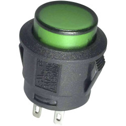 TruComponents 781976 Pushbutton ,Panel Mount,Off/(On),SPST-NO,Solder