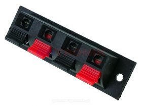 Gniazdo głośnikowe 4 pin prostokątne 63mm x 18mm