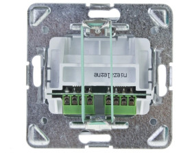 IMPRESJA Gniazdo telefoniczne podwójne RJ11 niezależne białe GPT-2YN/m/00