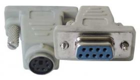 PRZEJSCIE MINI DIN DB9F (