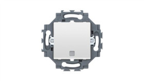 Łącznik Pojedynczy 1P 10Ax, Podświetlany Z Okienkiem, Samozaciski, Biały,...