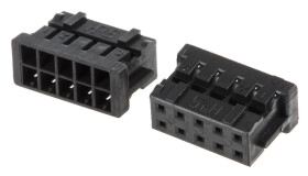 Osłona złącza 10-pinowe Żeńskie 2-rzędowe raster: 2 mm Hirose Kabel DF11 Prosty Seria DF11
