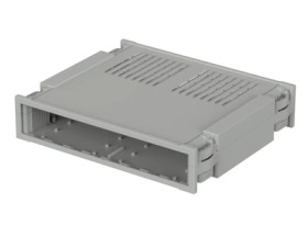 ABS enclosure kit, (L x W x H) 307.35 x 256.9 x 65.2 mm, light gray (RAL 7035), IP30, 68626091.MT2