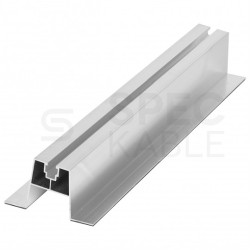 Mostek na blachodachówkę Uchwyt trapezowy aluminiowy szyna montażowa 400x60mm do paneli PV