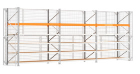 System półek, kolor Galwanizowany, materiał: Blacha stalowa, Manorga