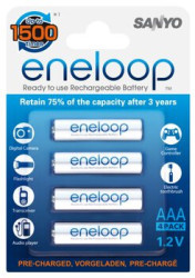 4 x akumulatorki Sanyo Eneloop R03 AAA Ni-MH 800mAh