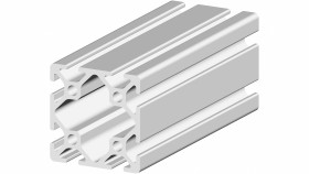 Profil 40 x 40 mm RS PRO Profil rozpórki długość 2m rozmiar rowka 5mm liczba rowków 8 Aluminium, Anodowany