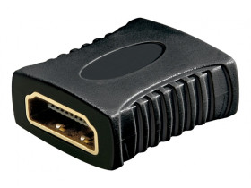 Adapter HDMI, złącze, beczka, pozłacany, 4K @ 60 Hz...
