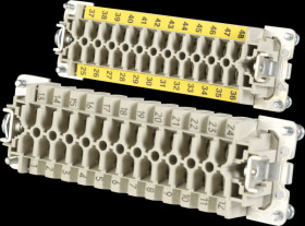 70.300.4840.0 revos BASIC inserts, socket, 48 + PE, with wire protection