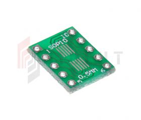 Przejściówka SOP10/SOT23 na DIP10 PCB adapter