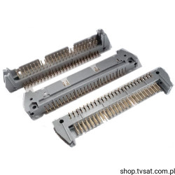 N3433-1002RB Header 2x25 Pin Angled Gold Plated THT 3M