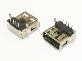 Gniazdo USB typ A do druku THT