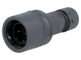 Złącze okrągłe wtyk męskie PIN: 2 16A 277V Buccaneer 6000 PXP6010/02P/ST/0507