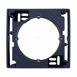 SEDNA Podstawa naścienna pojedyncza grafitowa SDN610017