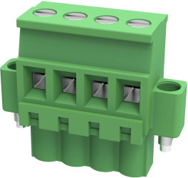 Degson Obudowa złącza pin męskiego na kabel Ilość pinów 5 Wymiary siatki: 5.08 mm 2EDGKBM-5.08-05P-14-1000A(H) 1 szt.