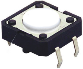 Klosz do przycisku dotykowego SPST 50 mA przy 24 V DC 4.3mm Przewlekany