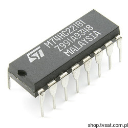 M74HC221B1 Dual Mono Multivibrator DIP16 STM