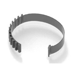 Heidemann 36471 IQ-Clip Cable Ties Reusable Black 10 pcs Indoor Outdoor