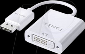 IS110 DisplayPort adapter, DP male to DVI female